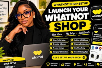 whatnot shop setup whatnot product listing whatnot live show whatnot moderator