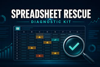clean and repair your excel or CSV spreadsheet