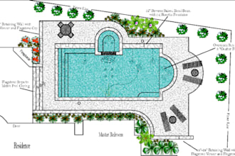 review stamp swimming pool plan pool design for city permit permit ready plan