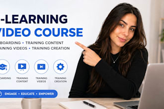do elearning video course onboarding training content videos training creation