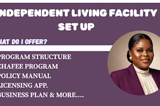 set up independent living facility from scratch to finish