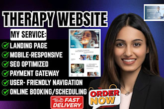 design therapy website mental health wellness counselling website redesign