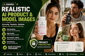 create realistic ai model photos holding your product