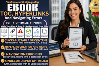 fix ebook toc hyperlinks and epub navigation errors