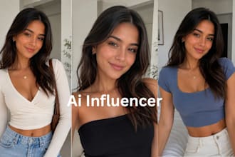 create ai influencer model for your brand, sfw, lora training