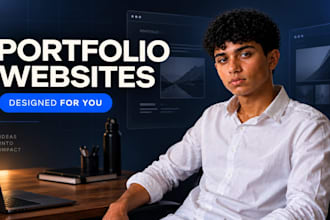 design a professional portfolio website