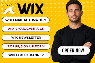 wix email automation popups cookie consent banners and forms