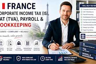 do france corporate income tax is, vat tva, payroll and bookkeeping