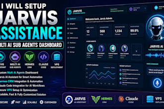 fix install setup open claw ai agent build jarvis ai assistant custom dashboard