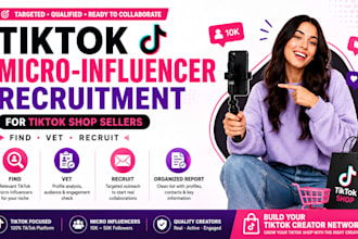 recruit tiktok micro influencers for your tiktok shop