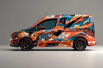car wrap design, van wrap design
