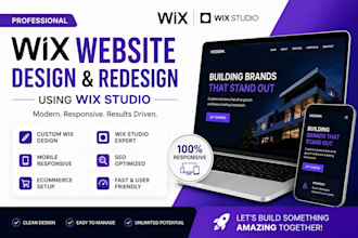 develop custom wix websites using wix studio design wix website redesign  wix