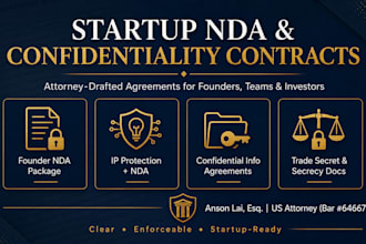 write airtight startup founder ndas and IP protection contracts