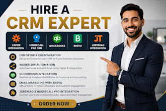 setup zapier integration housecall pro crm quickbooks brevo jobtread integration