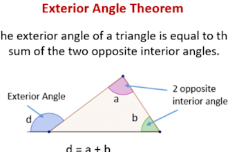 develop the exterior angle of a triangle equal website