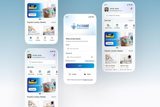 develop demand laundry app, dry cleaning app, home service app, laundry website