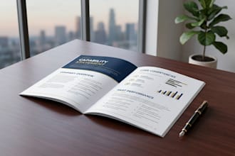 design a professional  capability statement for your business