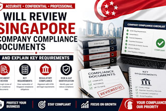 review singapore company compliance documents and explain key requirements