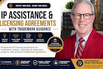 draft ip assistance and licensing agreements with trademark guidance