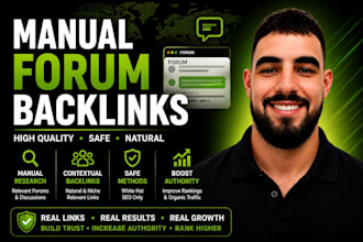 build manual dofollow forum backlinks for SEO