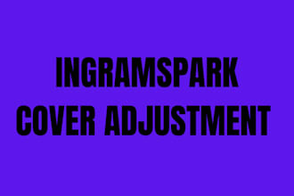 adjust your book cover for ingramspark print specifications