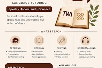 teach twi or ewe as a native speaker