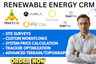 setup solar and renewable energy crm arka 360 trnsys solarplus opensolar pvcase