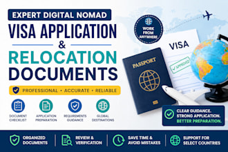 prepare your digital nomad visa application and relocation documents
