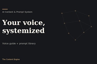 build you a custom ai writing prompt system in your brand voice
