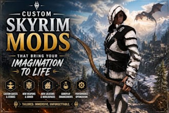 mod skyrim character assets armor piece weapons quest mods follower and gear