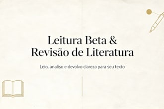 beta read and provide detailed feedback on your book or manuscripta