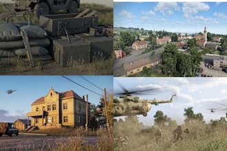 create custom maps, environments, and weapon assets for arma reforger and arma