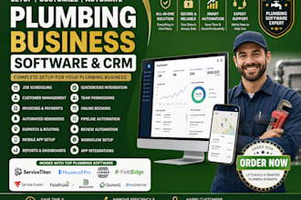 setup and customize plumbing business software and CRM via housecall pro jobber