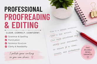proofread and edit your writing
