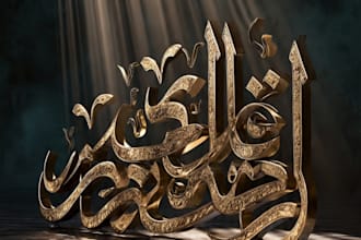 create stunning custom 3d name art and ai poster design