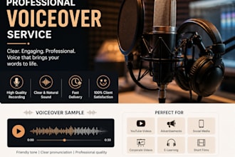 do professional female voiceover