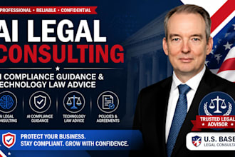 provide ai legal consulting, ai compliance guidance, and technology law advice