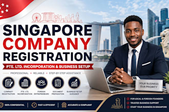 help you register and set up a company in singapore pte ltd company