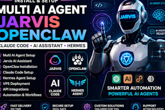 install multi ai agent jarvis open claw claude code ai assistant openclaw herme