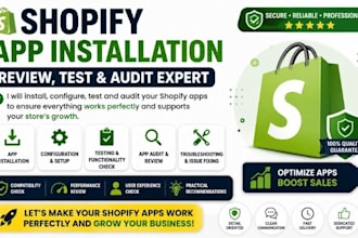 do shopify app review shopify app installation testing shopify app audit