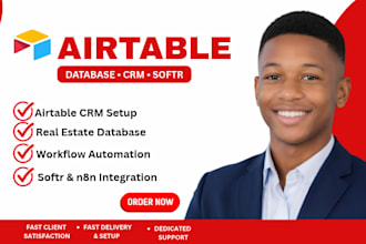 airtable expert airtable real estate airtable business database crm softr n8n ai