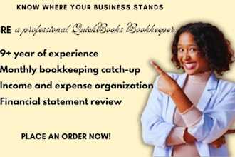 clean up and catch up your quickbooks books for US small businesses