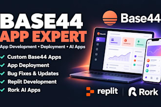 base44 expert base44 app development deployment replit rork ai kradim
