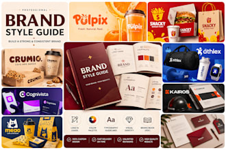 design brand style guide, branding, brand design and brand guidelines