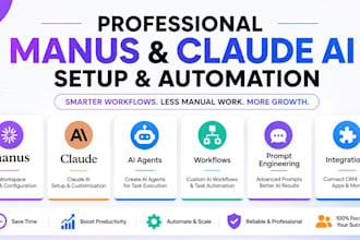 develop manus ai claude code agent to automate, build app
