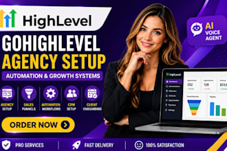 gohighlevel agency setup sales funnel go high level expert ghl website ghl saas