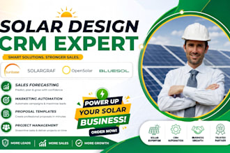 setup solar design crm solargraf sunbase opensolar solarvis sunwise bluesol solo