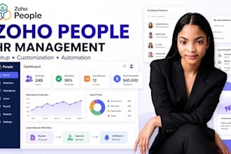 be your zoho people expert and payroll HR management, automation, integration