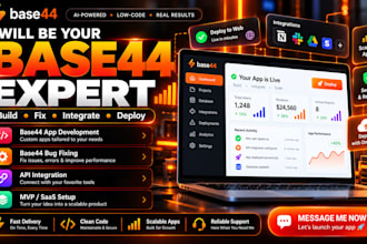 base44 expert base44 integration base44 bug fixing base44 app development deploy