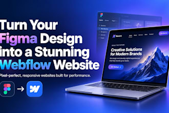 design webflow website with cms animations and figma to webflow, framer webflow